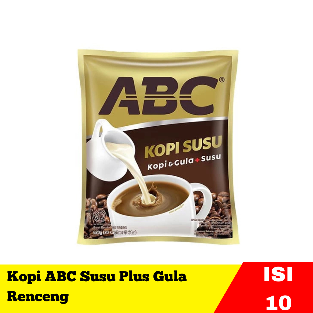 

Kopi ABC Susu 10 Pcs