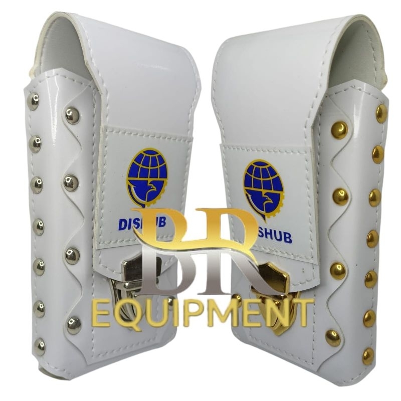 sarung hp dishub single logo embos tempat hp pinggang dishub sarung hp pinggang dishub
