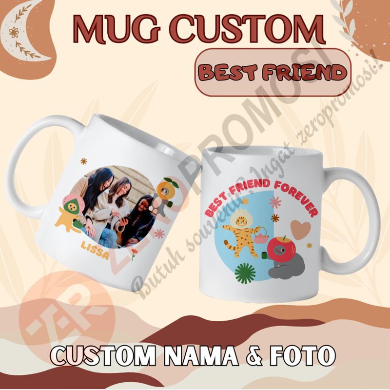 Mug Custom Bestfriend Kado Sahabat