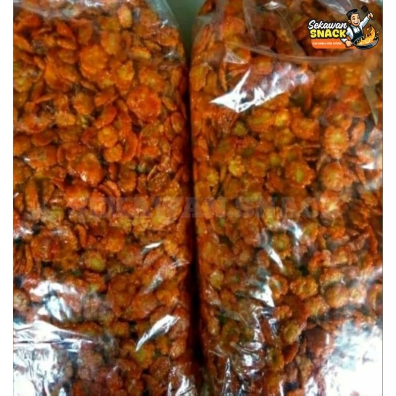 

[TERMURAH]HARGA GLOSIR KEMASAN 1KG EMPING PEDAS MANIS|EMPING MELINJO KHAS CIREBON RASA PEDAS CAP AA EMPING