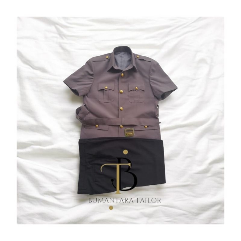 Pakaian Dinas Upacara 4 Polisi / PDU 4 POLRI WOOL 1 STEL WOOL