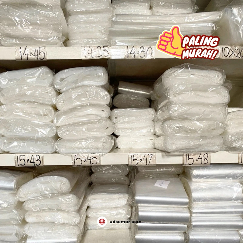 [1 KG] PLASTIK TEBAL 0.4 UKURAN 14X30 14X35 14X45