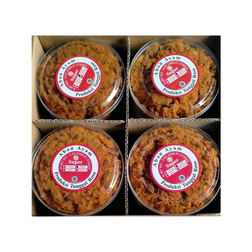 

Super Tunggal - Abon Ayam Makanan Siap Saji Crispy 100gr