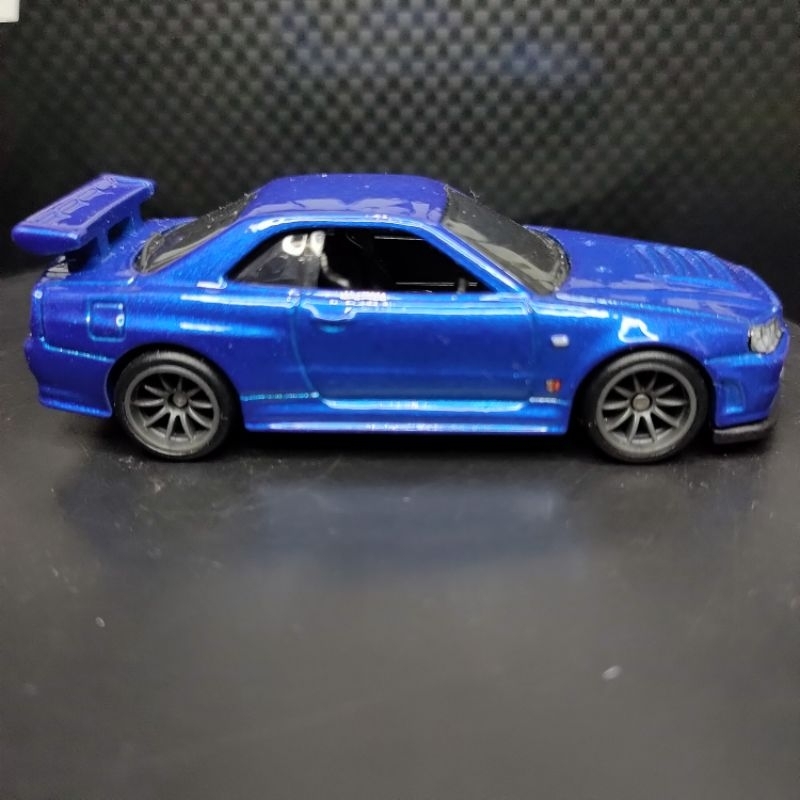 Hot Wheels nissan skyline R34 FAST FURIOUS BRIAN EX Card superstar