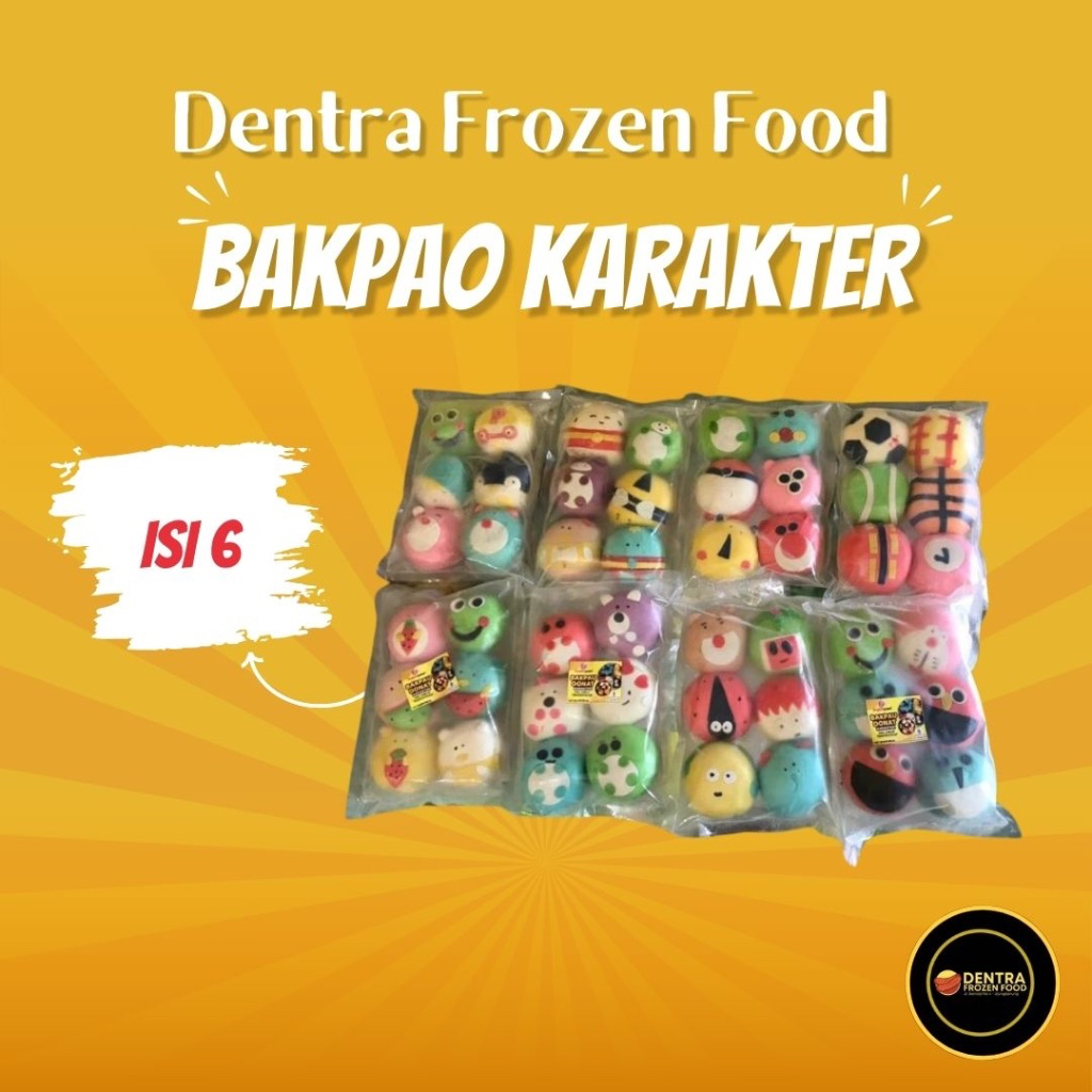 

BAKPAO KARAKTER 6PCS