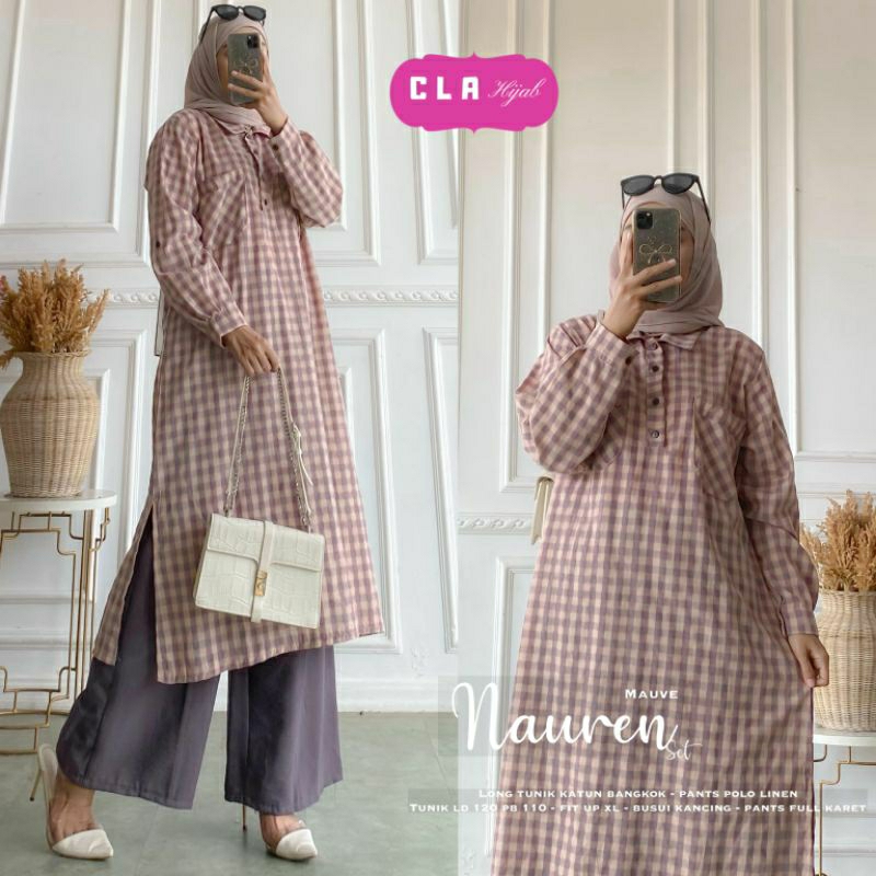 15.9 One Set Setelan Setcel ori CLA HIJAB / MAUREN / LAILA SET NURRA HOMIE SET RISSADITYA RSD•STECY 