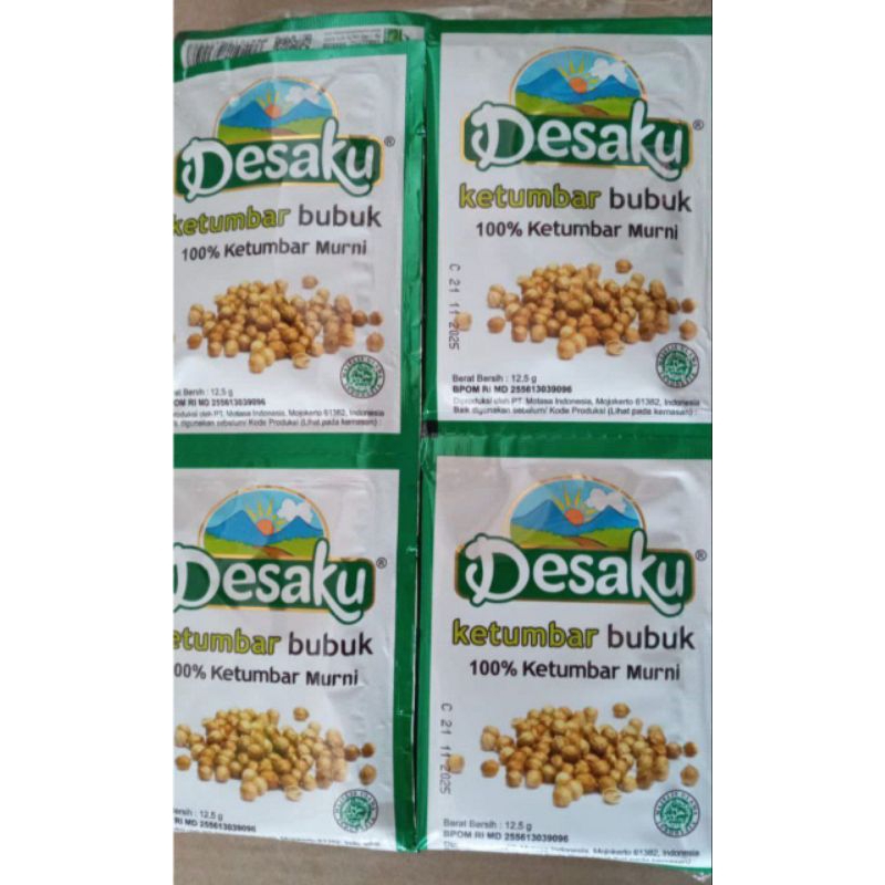 

Bubuk Ketumbar Desaku sachet 12 pcs