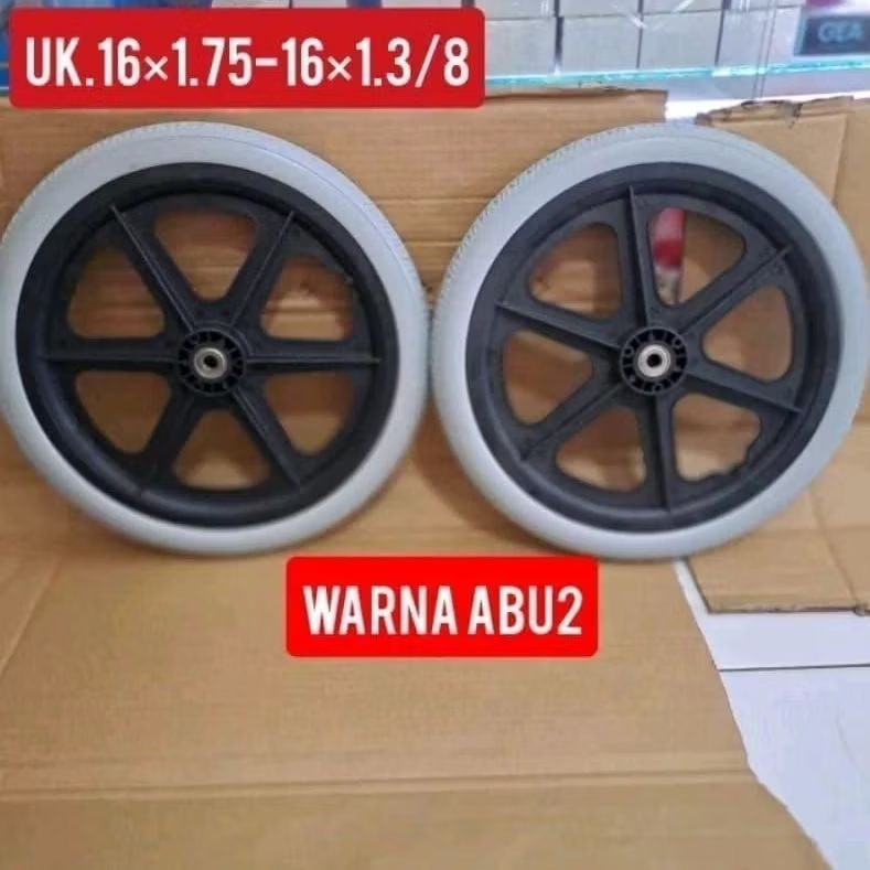 RODA BELAKANG KURSI RODA UKURAN 16