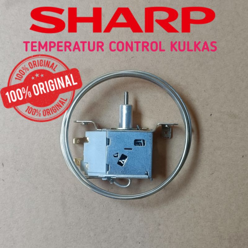 TEMPERATUR CONTROL/TERMOSTAT/PENGATUR SUHU (ORIGINAL)KULKAS SHARP MODEL TOMBOL