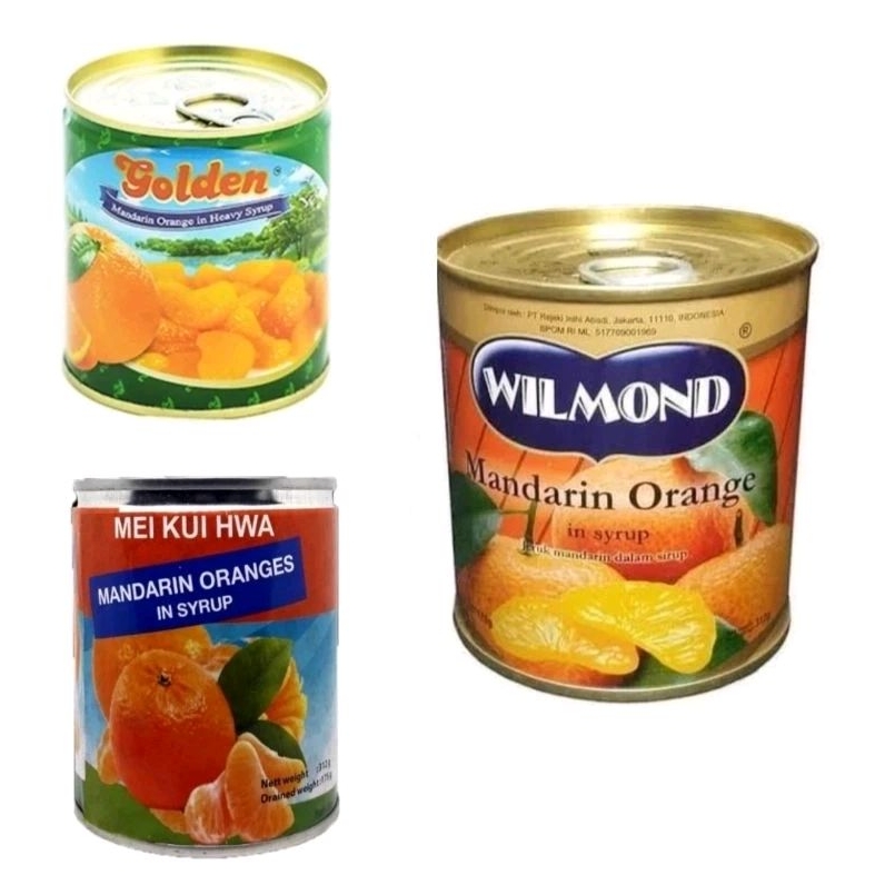 

WILMOND MANDARIN ORANGE IN SYRUP GOLDEN MEI KUI HWA BUAH JERUK DALAM KALENG KALENGAN