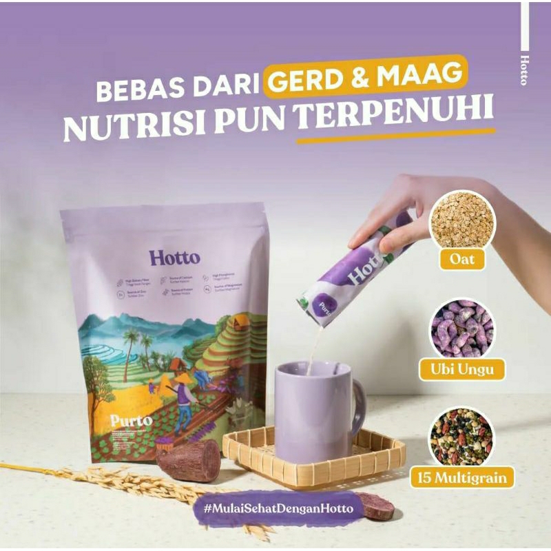 

HOTTO PURTO Multigrain Original isi 16 Sachet