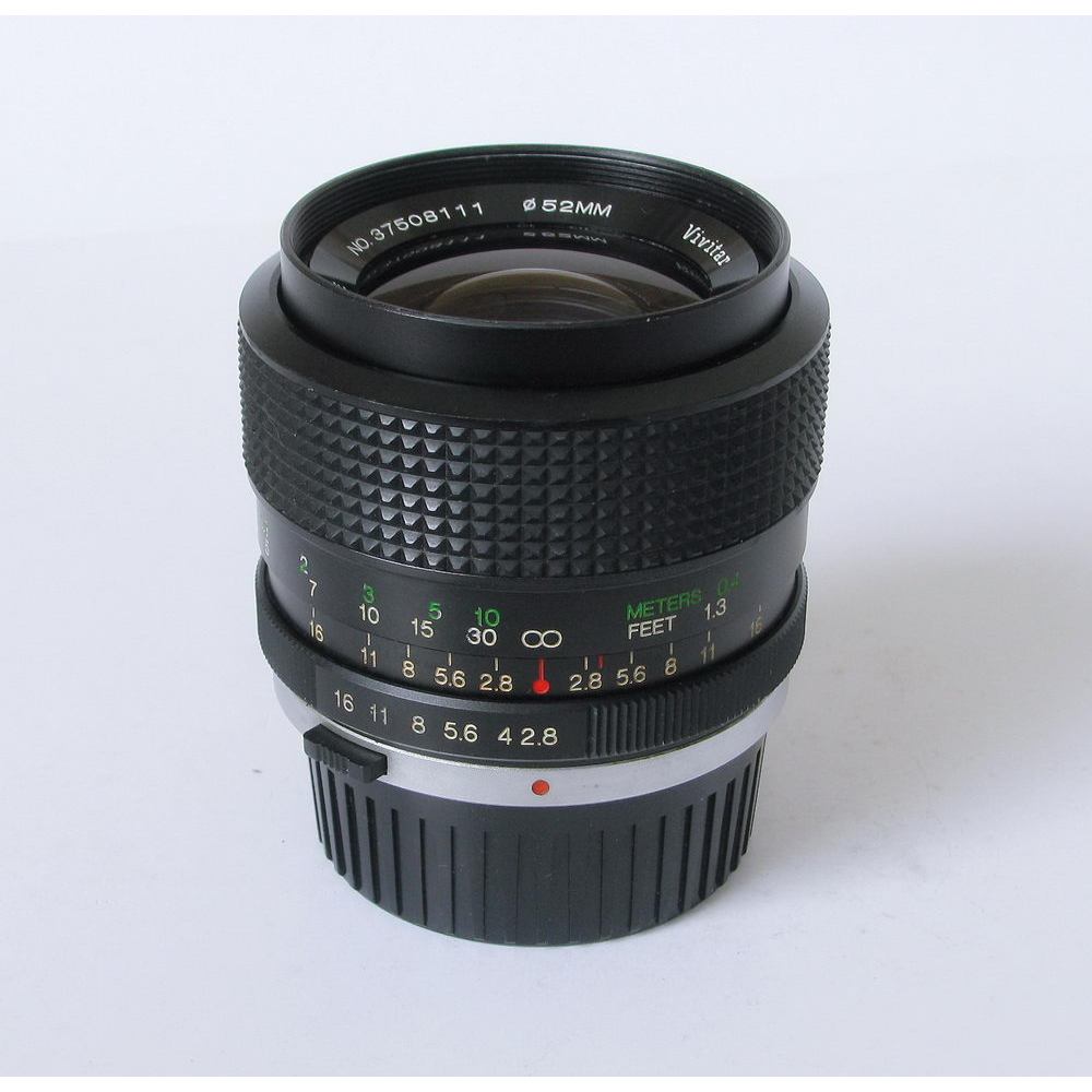 VIVITAR 35mm f2.8 m Olympus OM Lensa Manual Wide Full Frame Canon DSLR Mirrorless No37508111