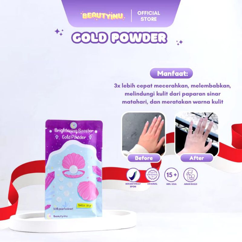 BRIGHTENING BOOSTER GOLD POWDER