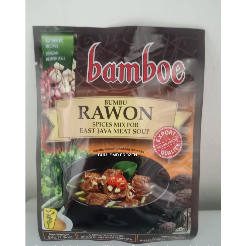 

Bumbu Instant Bamboe Rawon