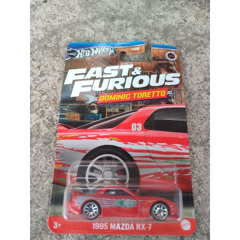 Hot wheels Mazda Rx 7 Toretto Fast and Furious