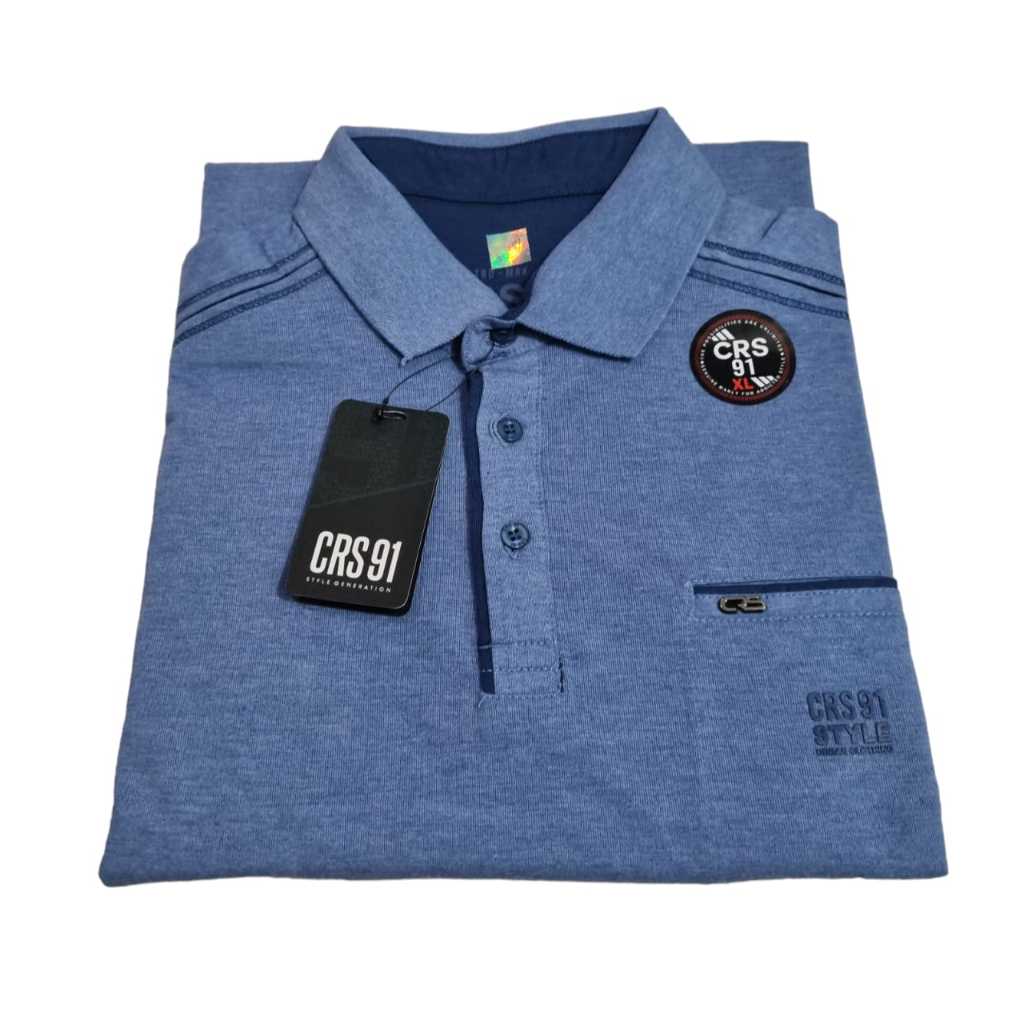 KAOS KERAH KANTONG PREMIUM CRS91 MISTY FASHION PRIA/COWOK DEWASA | BAJU KEREN  BAHAN KATUN TERBARU