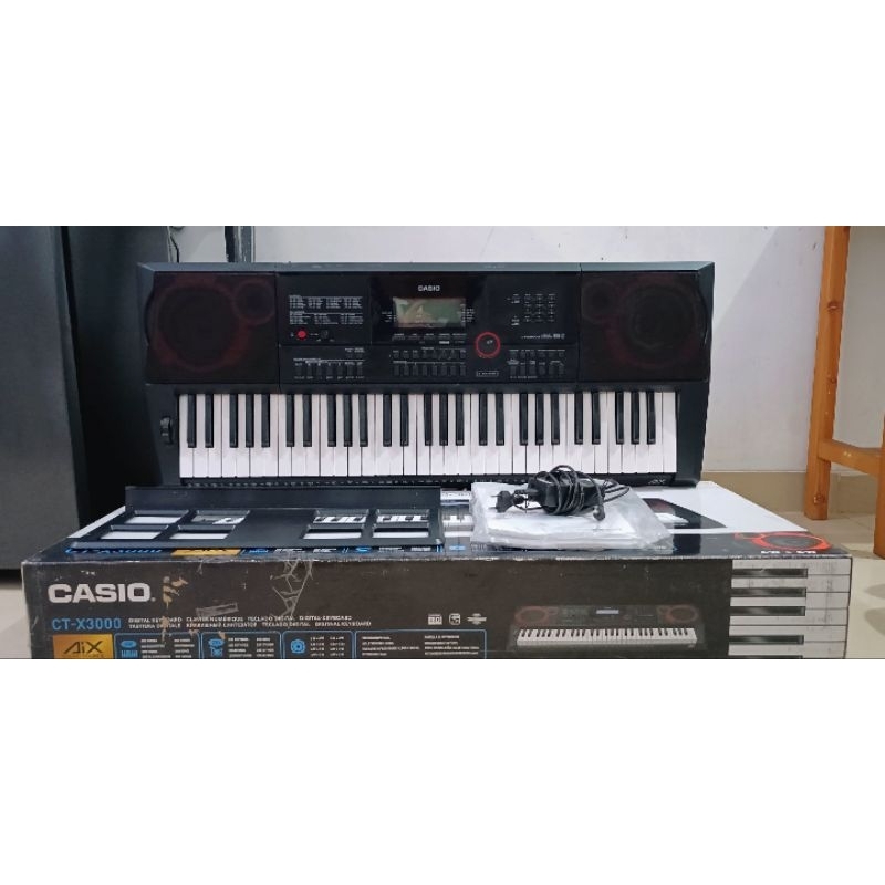 Casio CTX3000 bekas bagus fullset
