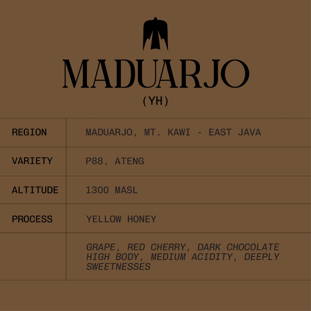 

Arabica - Maduarjo (Yellow Honey)