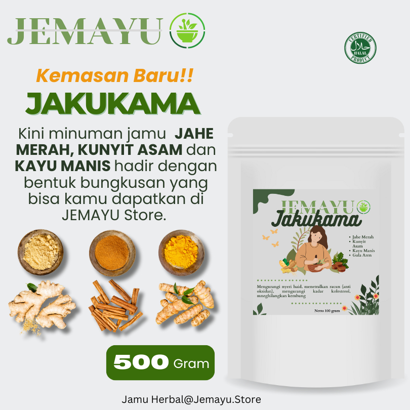 

Jahe Merah Kunyit Asam Kayu Manis Gula Aren Bubuk 500 gr