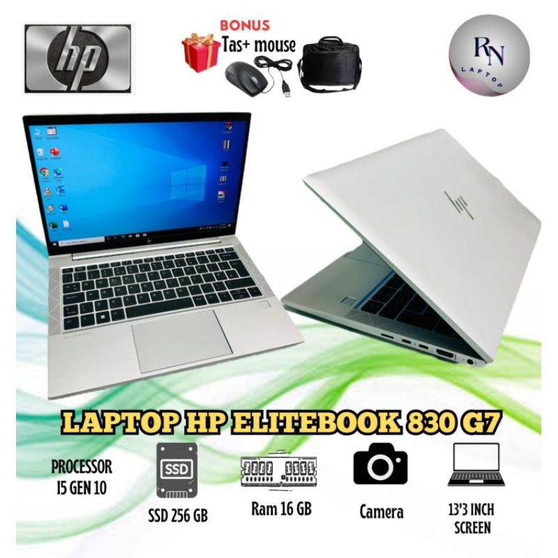 LAPTOP HP ELITEBOOK 830 G7 | PROCESSOR I5 GEN 10/i7 GEN 8| RAM 16/8 GB SSD 256GB | 13'3 INCH
