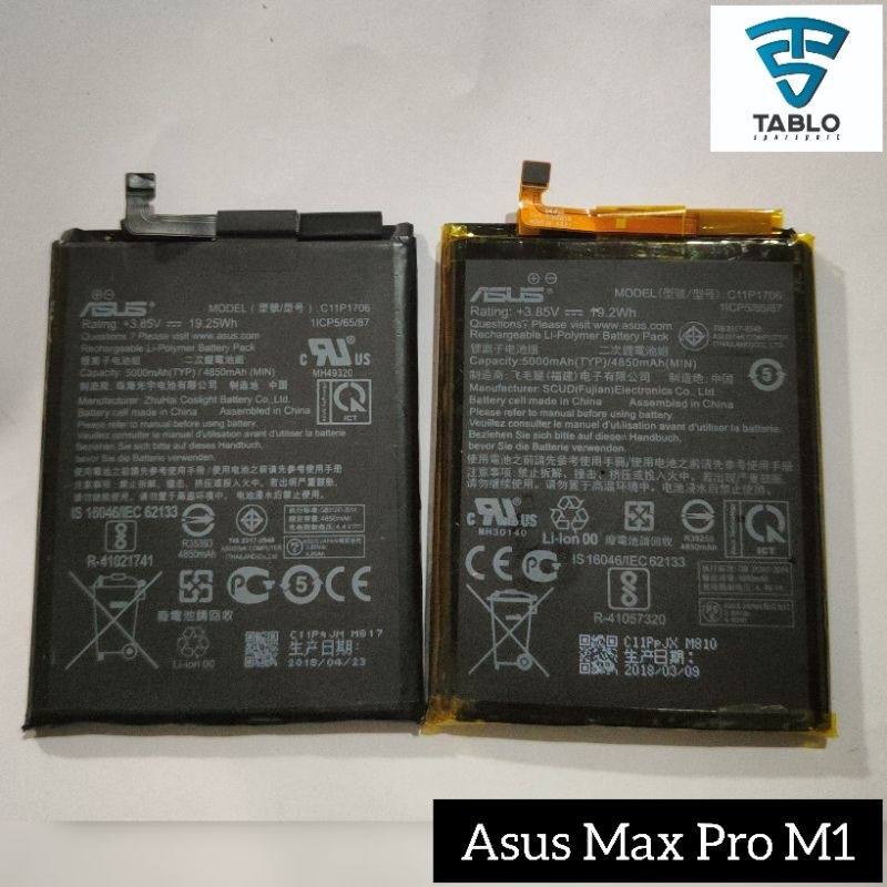 Baterai Batre Asus Zenfone max pro M1 C11P1706  ori Copotan hp