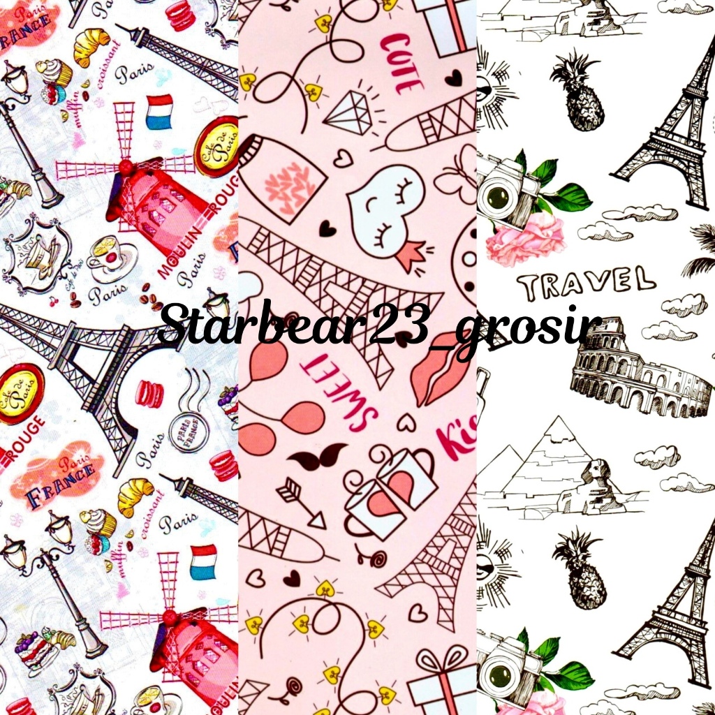 

Kertas kado Doff Loveable Paris Sansanwawa