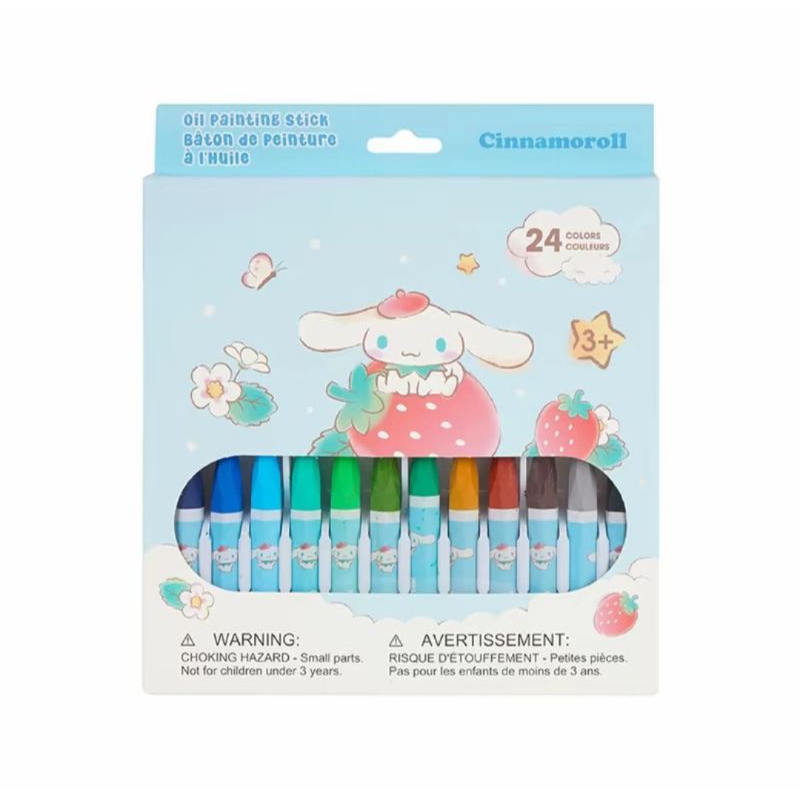 

Miniso Sanrio Oil Painting Stick Crayon Set Cinnamoroll and Hello Kitty