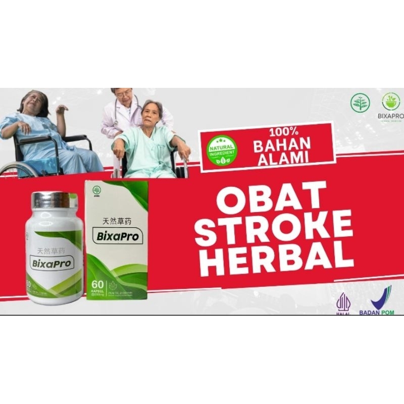 BixaPro Premium Obat Stroke No 1  Di Indonesia.  Herbal Asli Bergaransi
