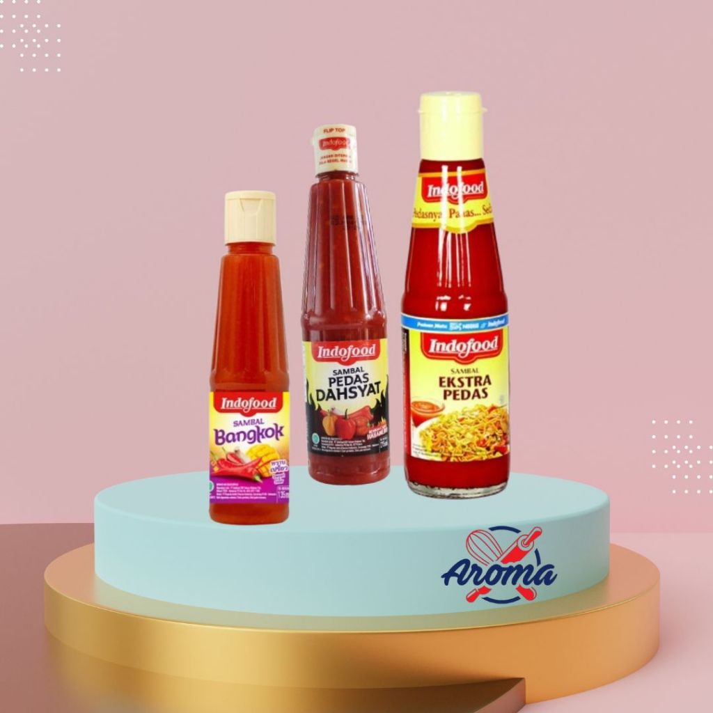 

Indofood Sambal botol All ukuran | Pedas Dahsyat | Extra Pedas | Bangkok | Pedas |Pedas Manis