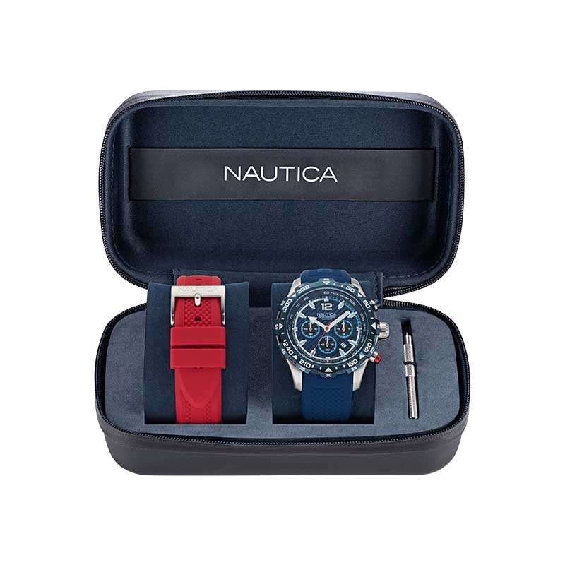 New 100% original Jam Tangan Pria Nautica NAPNSS401 Original & Garansi free tali