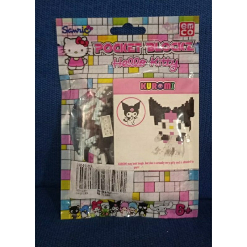 Emco Pocket nano block sanrio hello kitty pocket blockz emco hello kitty