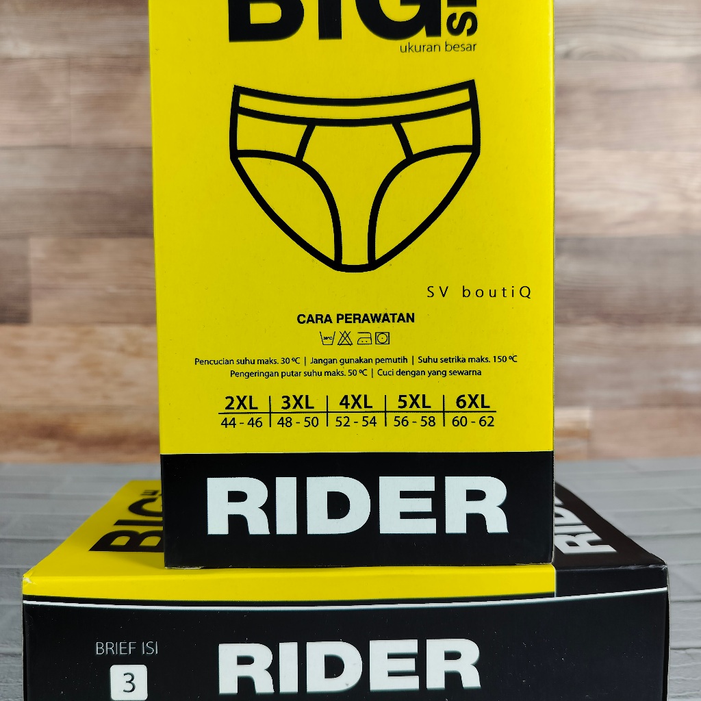 6TRY celana dalam bsize RIDER celana dalam bsize pria jumbo