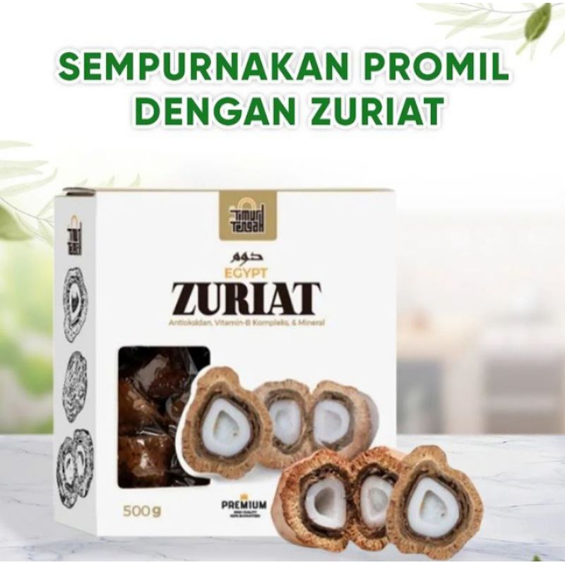 

Paket Promil Buah Zuriat Mesir Belah 500gr Premium Timur Tengah