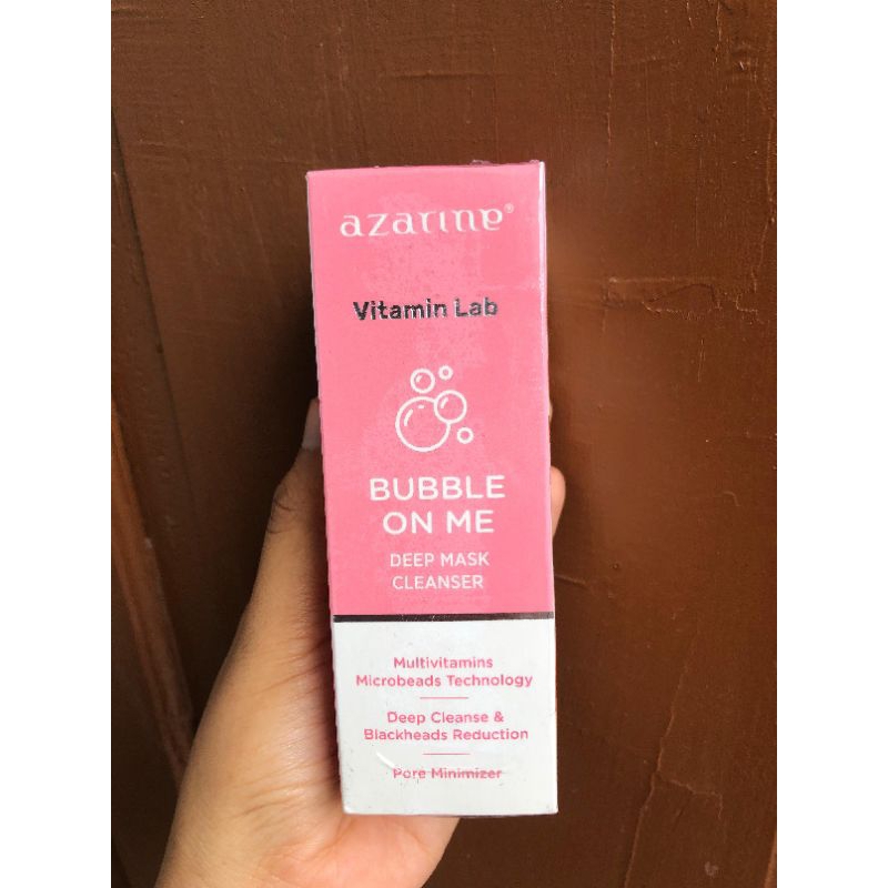 Azarine Bubble On Me Deep Mask Cleanser 60ml facewash face wash facial wash facialwash sabun cuci mu