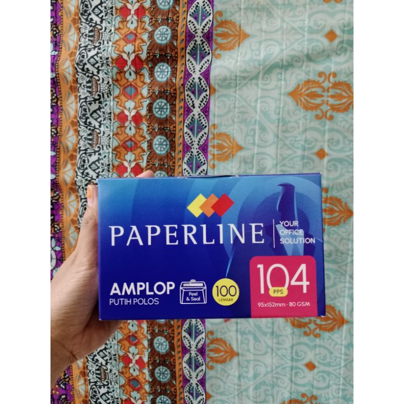 

Paperline [Amplop] Warna Putih Polos 104PPS [80GSM] Terbaru Cover Biru