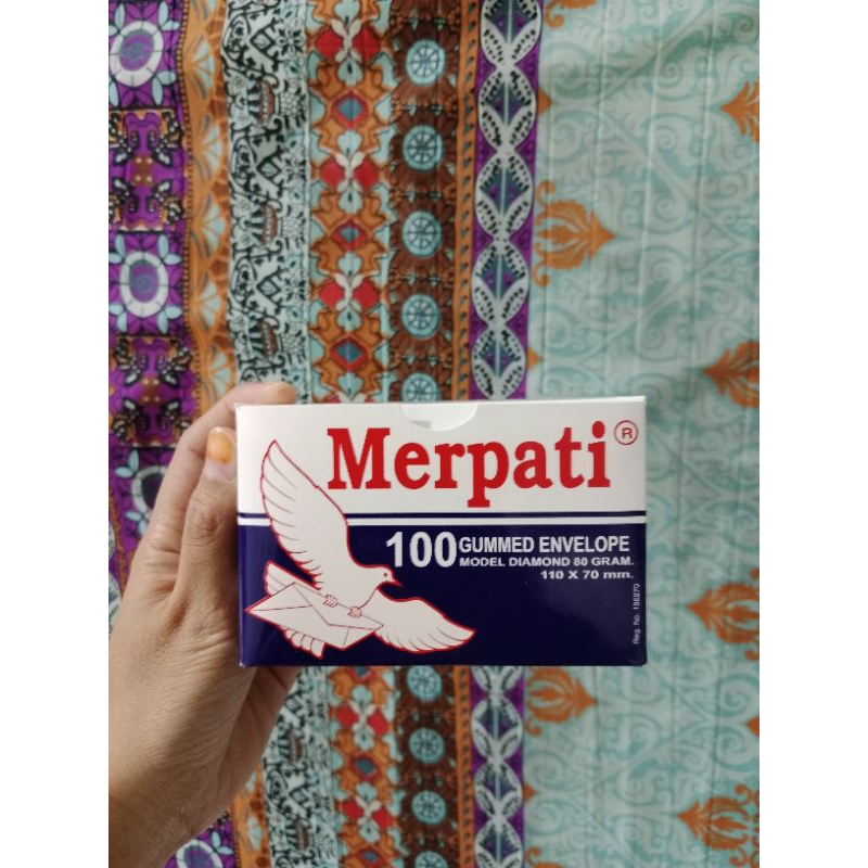 

Amplop Merpati Kecil Ukuran 110x70mm Warna Putih Berkualitas