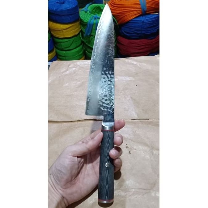 Pisau Dapur Stainless Steel Miyabi Mizu 8". Made in Japan.