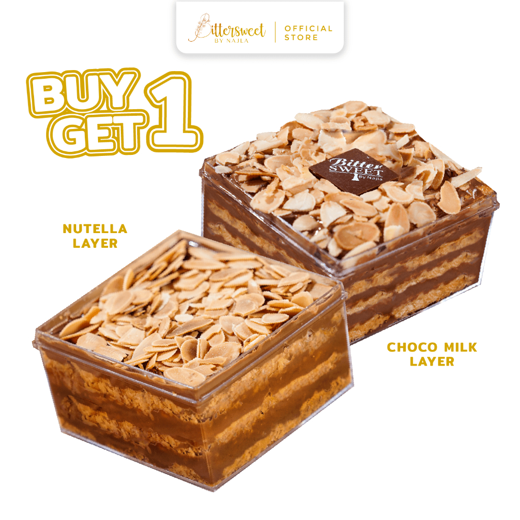 

[ SPESIAL ] ( Buy 1 Get 1 ) Choco Milk Layer GRATIS Nutella Layer