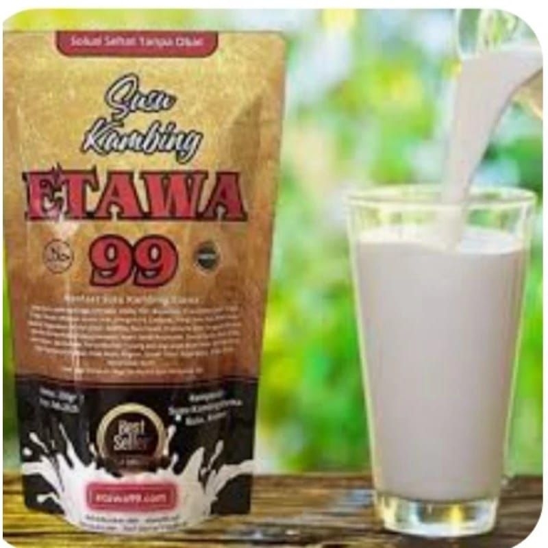 

SUSU KAMBING ETAWA 99 SATU BUNGKUS ISI 250 G PLUS GULA AREN