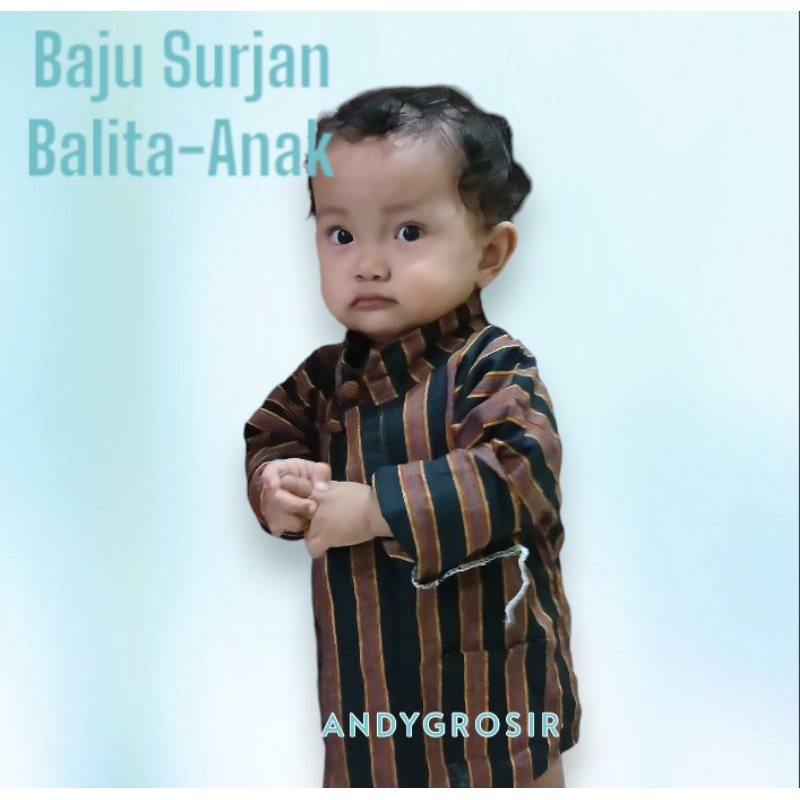 BAJU LURIK anak// Surjan Baju Adat Jawa