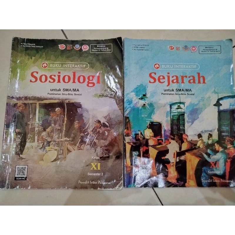 

[PRELOVED] BUKU INTAN PARIWARA KELAS 11 SEMESTER 2, SEJARAH DAN SOSIOLOGI