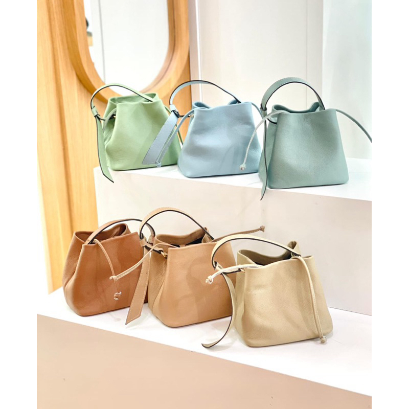 Sling bag Nina bag size S soft pastel genuine leather