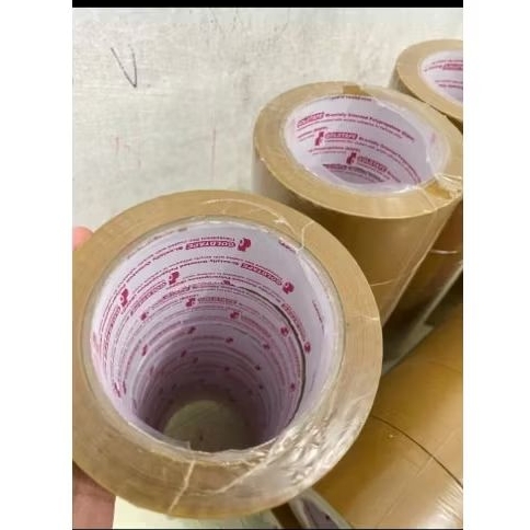 

MURAH Lakban Coklat ORI Merk Goldtape 90 yard core merah BOPP