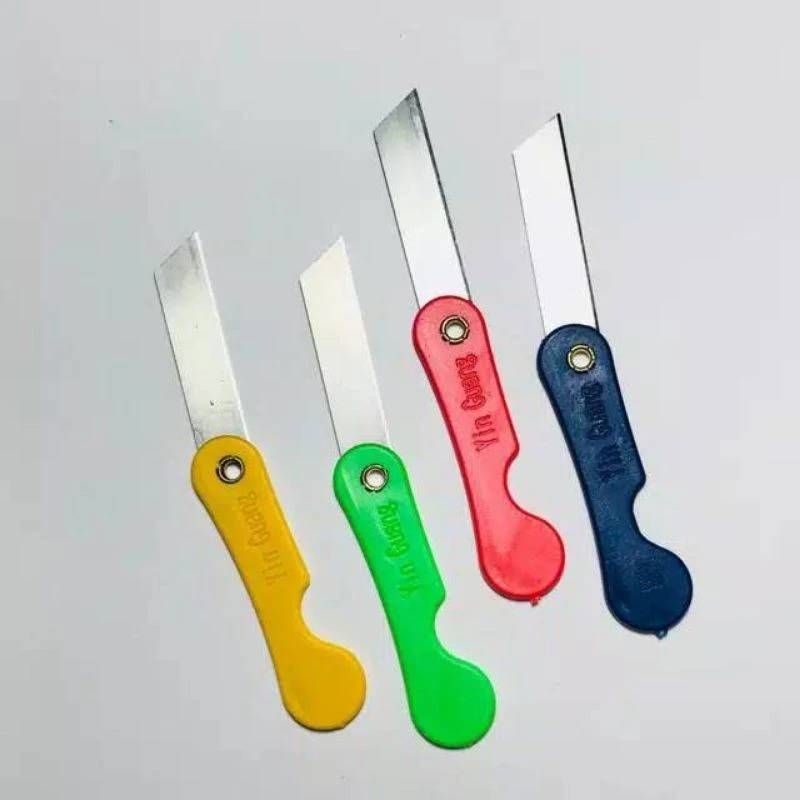 

[Warna Random] Pisau Lipat Mini/ Cutter Saku Kecil/ Silet Kater Pemotong Kertas Sticker