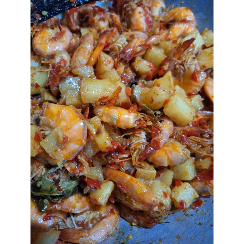 

Balado Udang Kentang