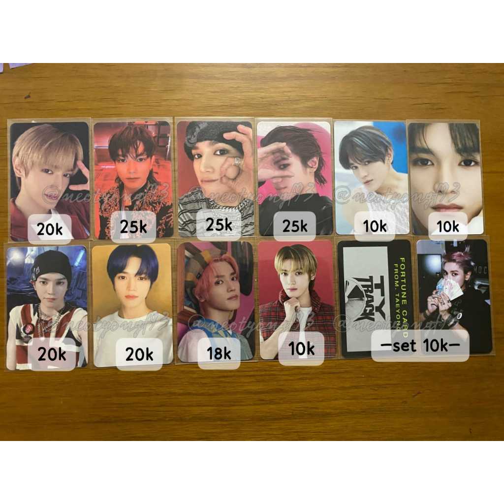 [Ready Siap Kirim] Photocard Official NCT Taeyong pc murah good condition shalala fact check  ty tra
