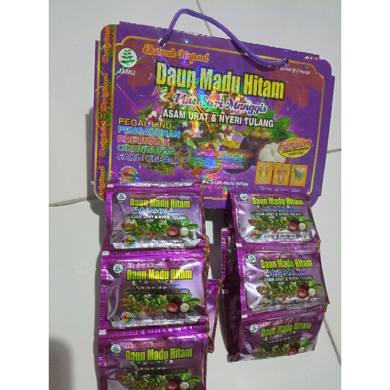 Kapsul Daun madu Hitam asam urat