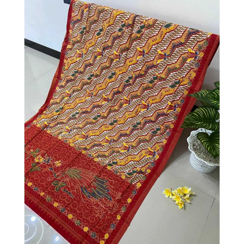Kain Batik SOLO motif encim burung merak