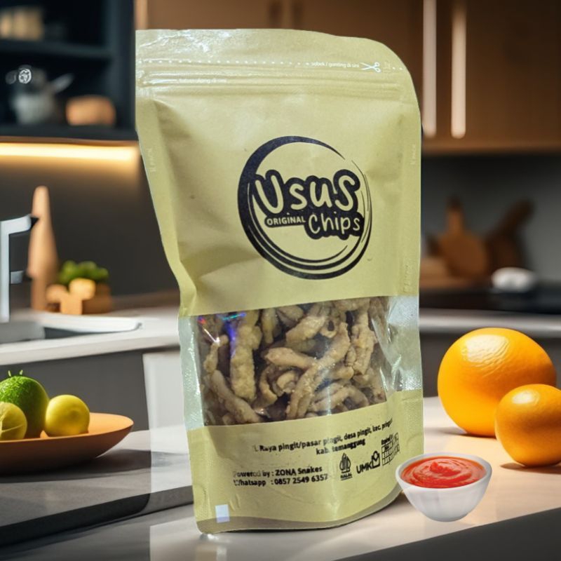 

KRIPIK USUS / USUS CHIPS / USUS GORENG original 100g