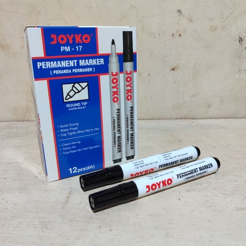 

1 Pcs Spidol Permanent Hitam JOYKO